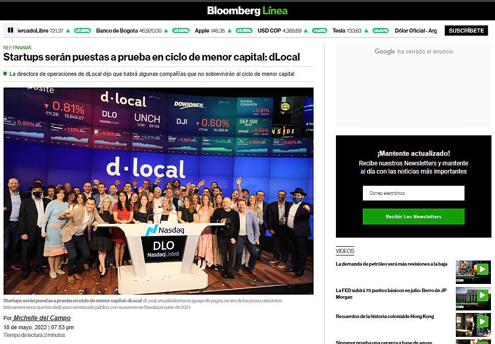 Startups sern puestas a prueba en ciclo de menor capital: dLocal